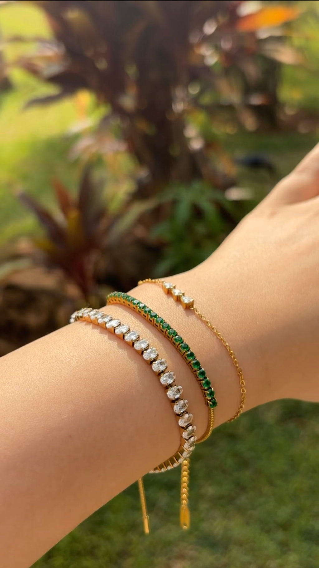 EMERALD TENNIS BRACELET