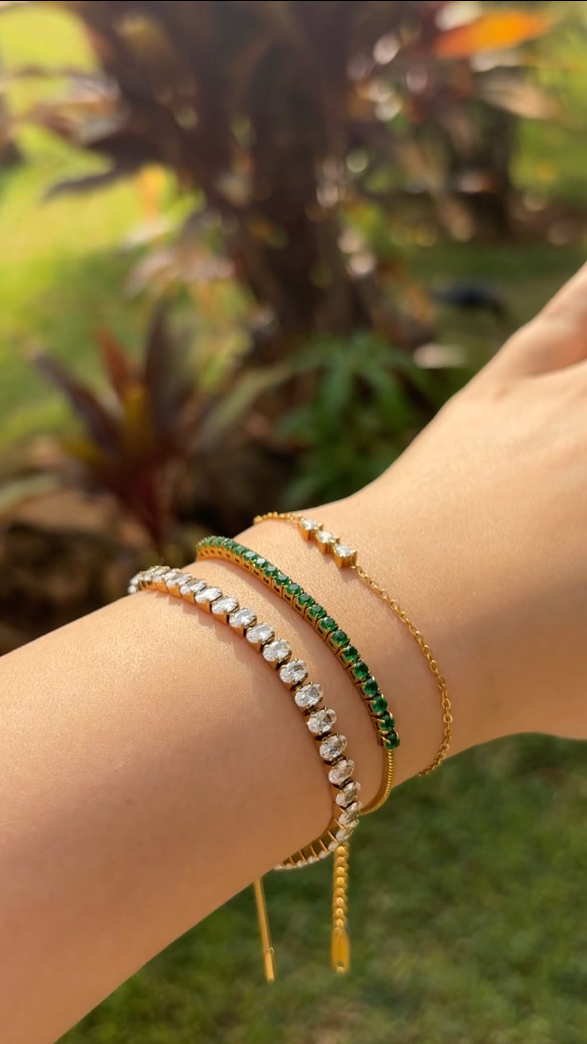 EMERALD TENNIS BRACELET