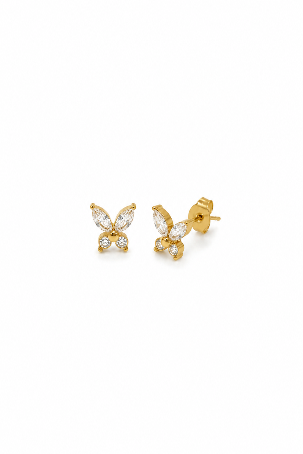 BUTTERFLY STUDS
