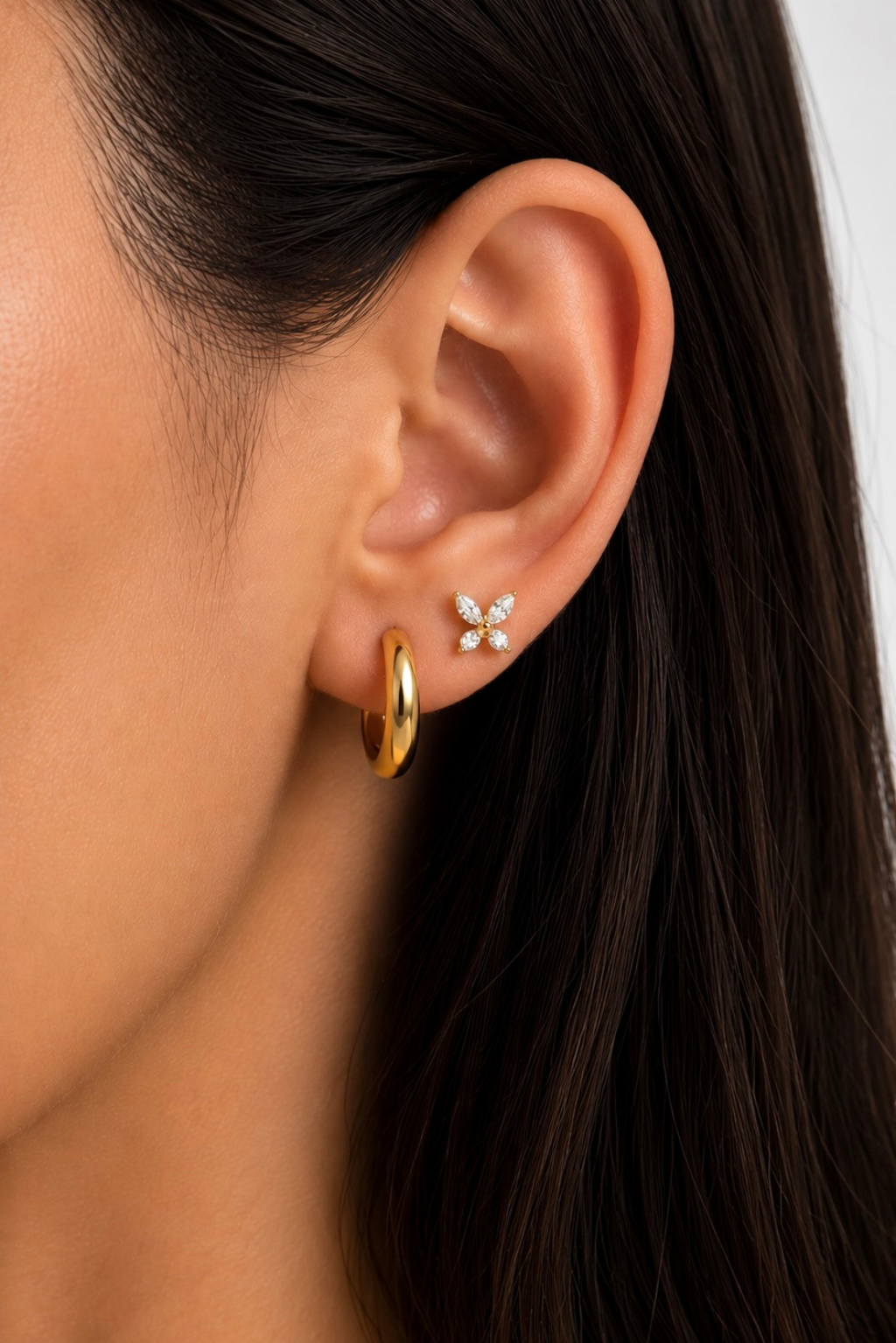 BUTTERFLY STUDS
