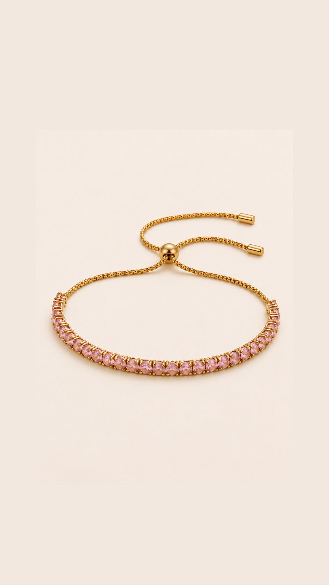 PINK TENNIS BRACELET
