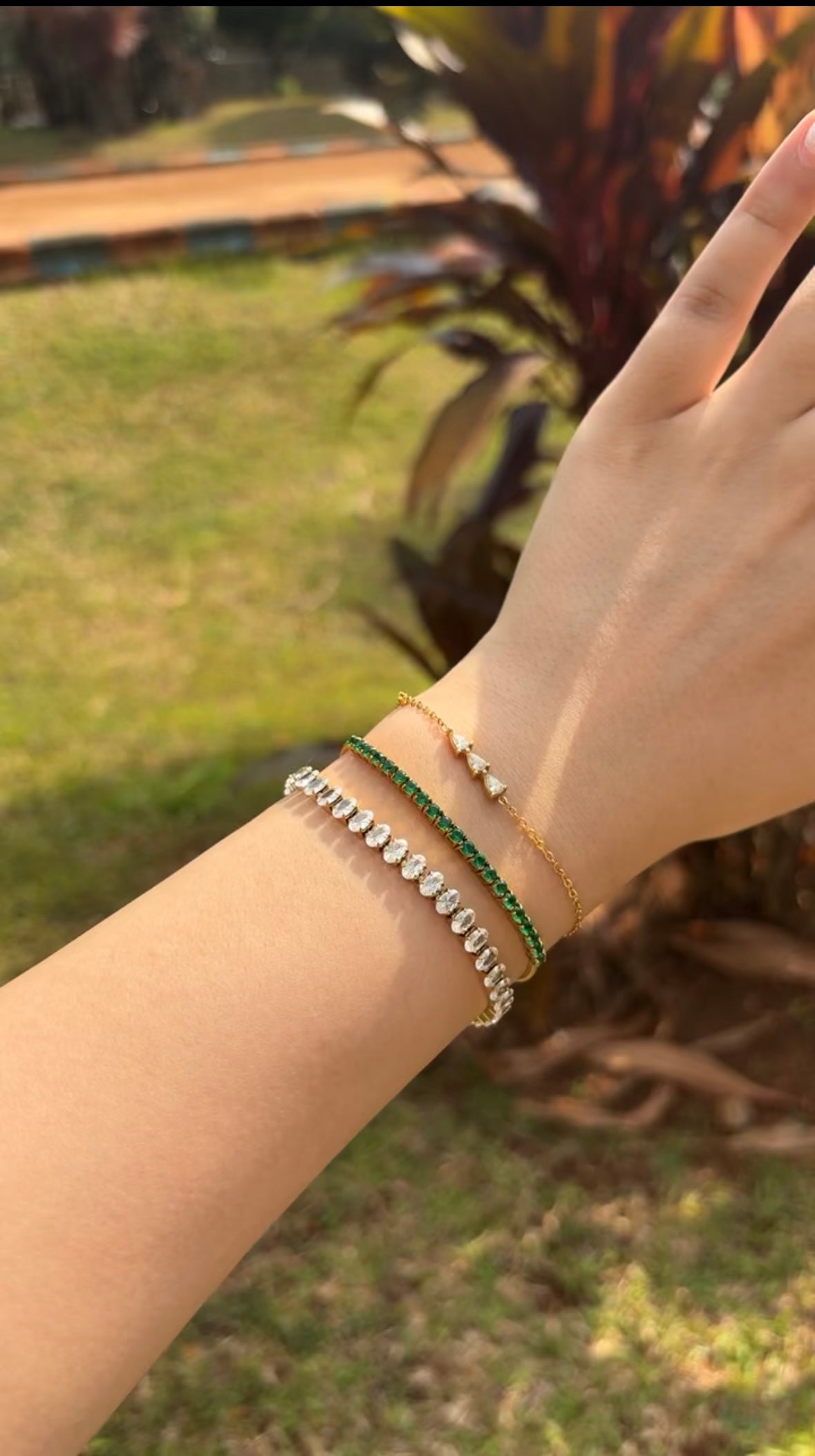 EMERALD TENNIS BRACELET