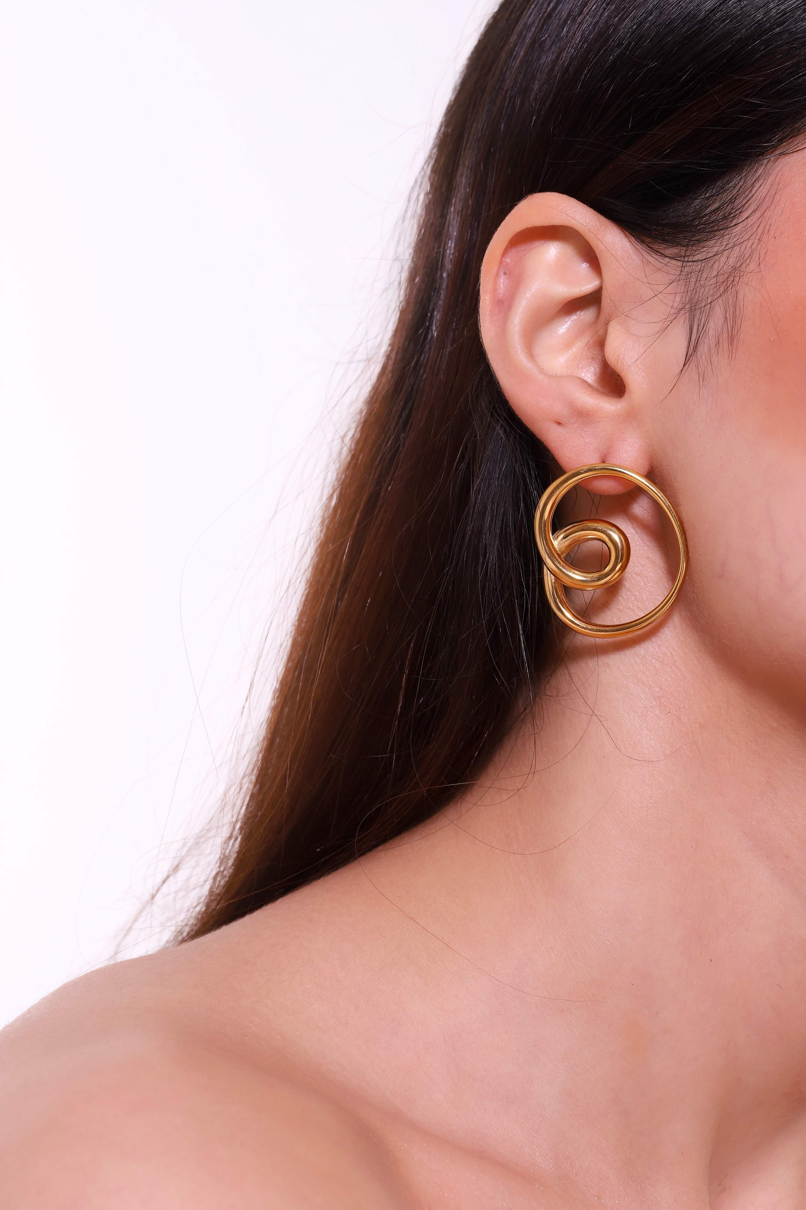 ESPRESSO TWIST EARRINGS