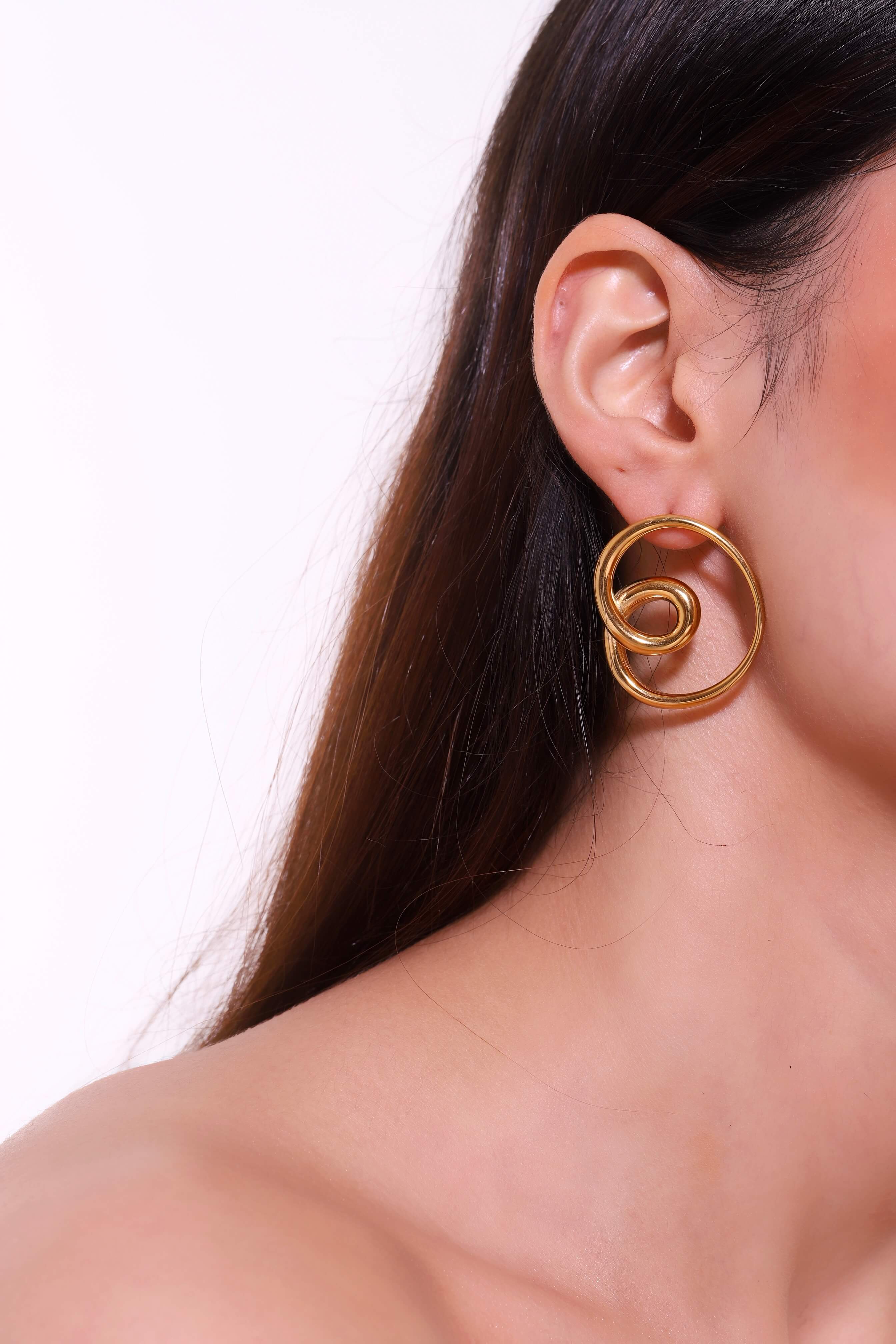 ESPRESSO TWIST EARRINGS